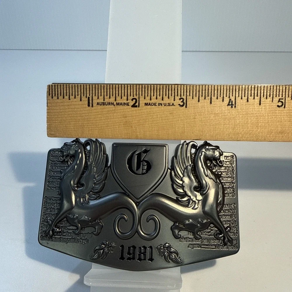 Belt Buckles Lot Of (2) GUESS Los Angeles Metal